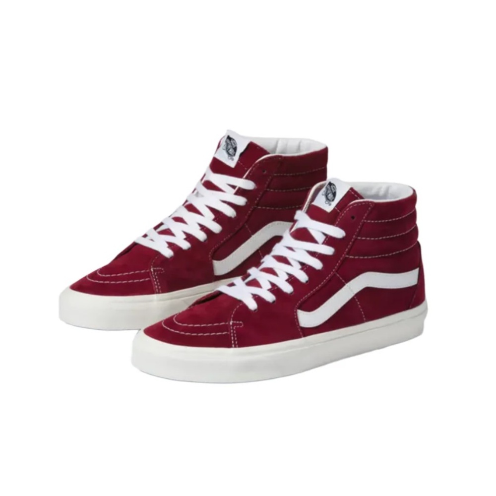Vans Burgundy High-Top Sneakers